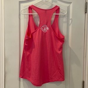 🍍3/$15🍍 New Monogrammed hot pink racerback tank, “sWm”